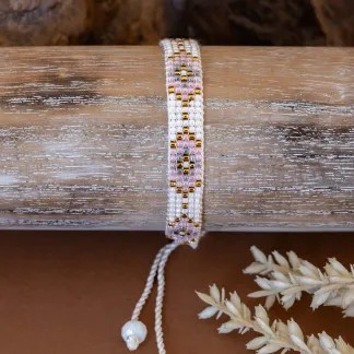 Luxusní náramek z japonských korálků miyuki | PachaMama.cz