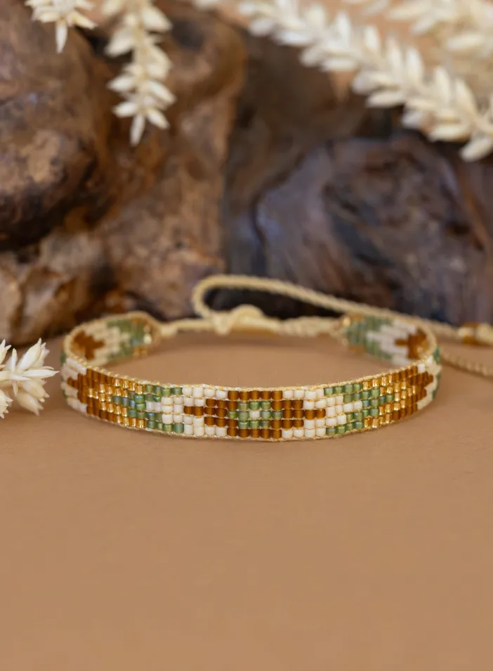 Luxusní náramek z japonských korálků miyuki | PachaMama.cz