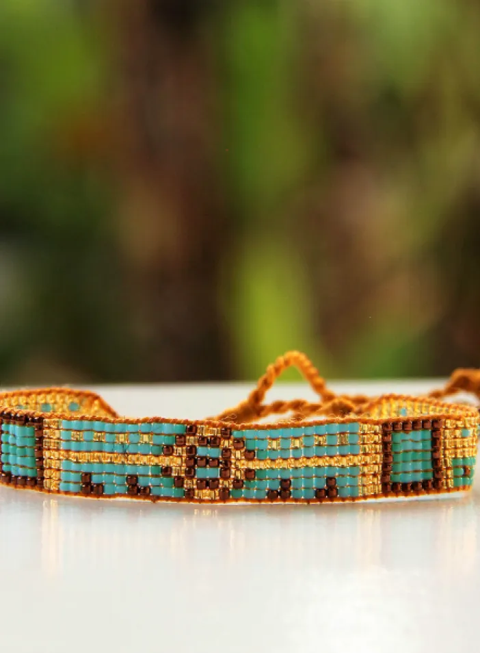 Luxusní náramek z japonských korálků miyuki | PachaMama.cz