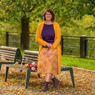 Sukně midi Amber mandala | PachaMama.cz