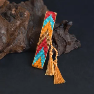 Luxusní náramek z japonských korálků miyuki  | PachaMama.cz