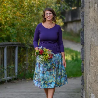 Sukně midi Natura Luna | PachaMama.cz