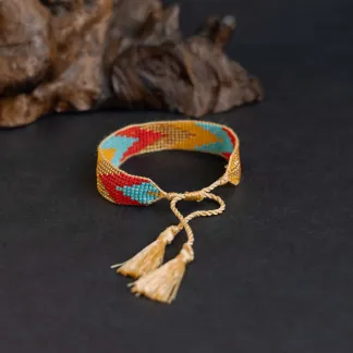 Luxusní náramek z japonských korálků miyuki  | PachaMama.cz