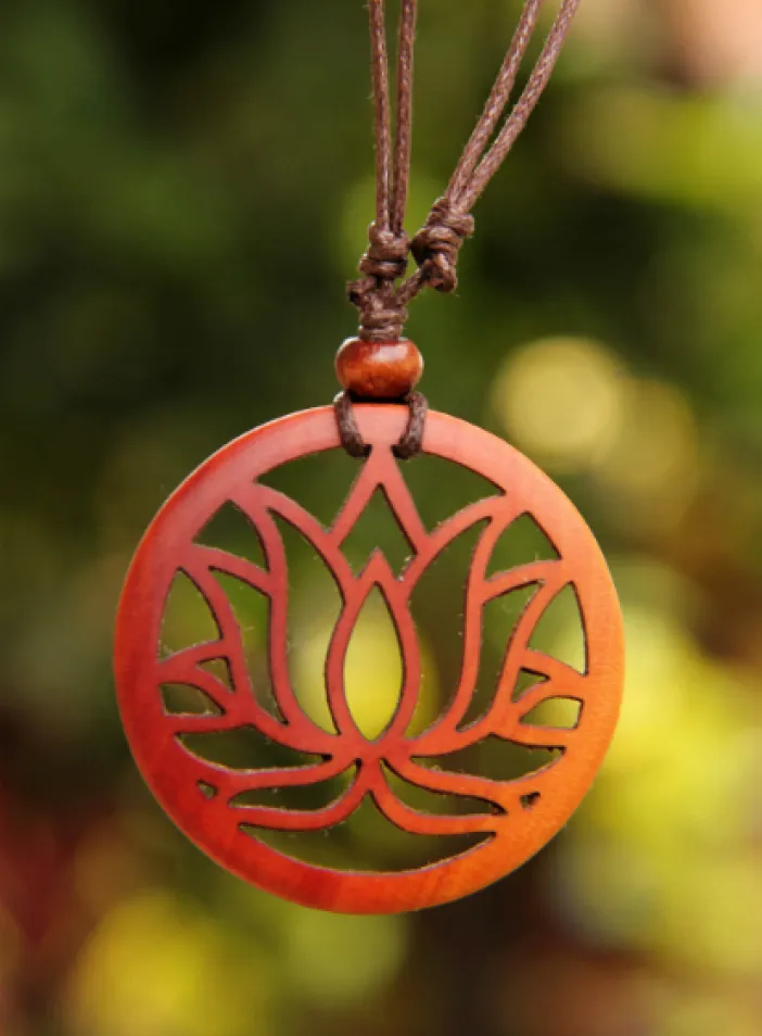 Náhrdelník "Lotos"  | PachaMama.cz