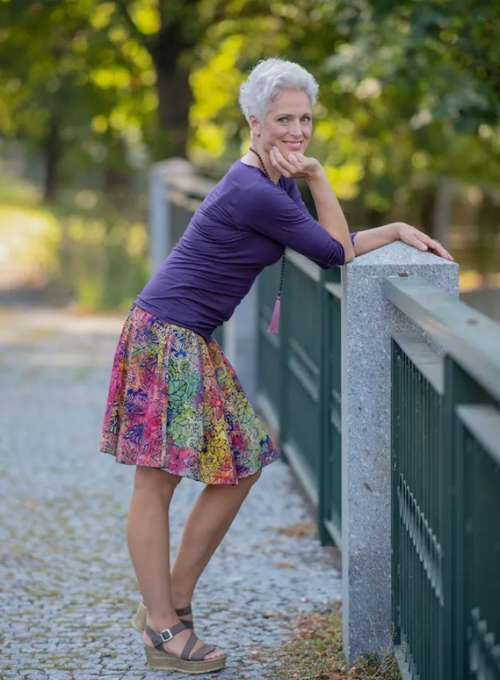 Sukně kr&aacute;tk&aacute; "Petra" | PachaMama.cz