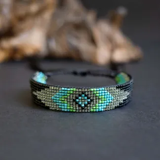 Luxusní náramek z japonských korálků miyuki | PachaMama.cz