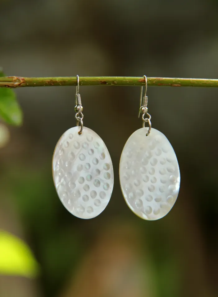 Perleťové náušnice | PachaMama.cz