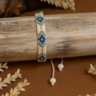 Luxusní náramek z japonských korálků miyuki | PachaMama.cz