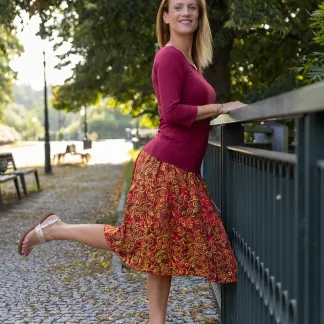 Sukně midi Vivien Queen | PachaMama.cz