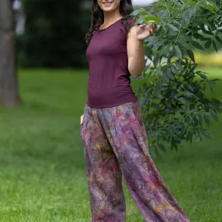 Kalhoty Spirit Mauve | PachaMama.cz