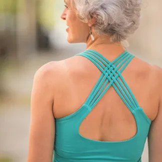 Tílko Lea s všitou braletkou, barva TOSCA | PachaMama.cz