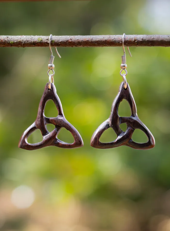 Dřevěn&eacute; n&aacute;u&scaron;nice "Celtic Triquera" | PachaMama.cz