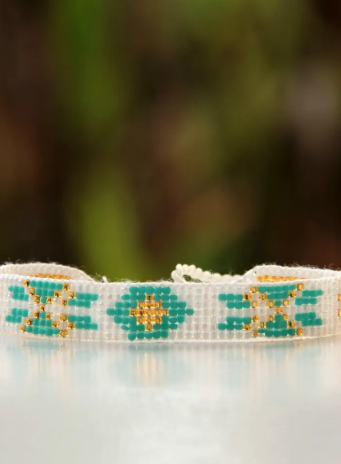 Luxusní náramek z japonských korálků miyuki | PachaMama.cz