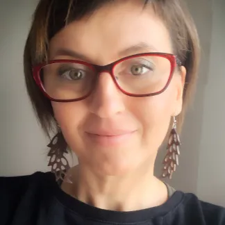 Dřevěné náušnice 