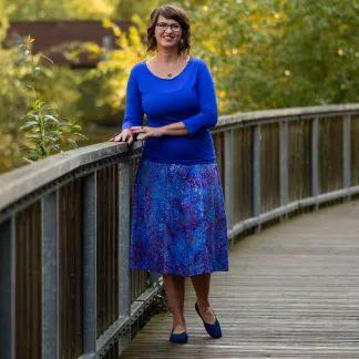 Sukně midi Kayla Queen | PachaMama.cz