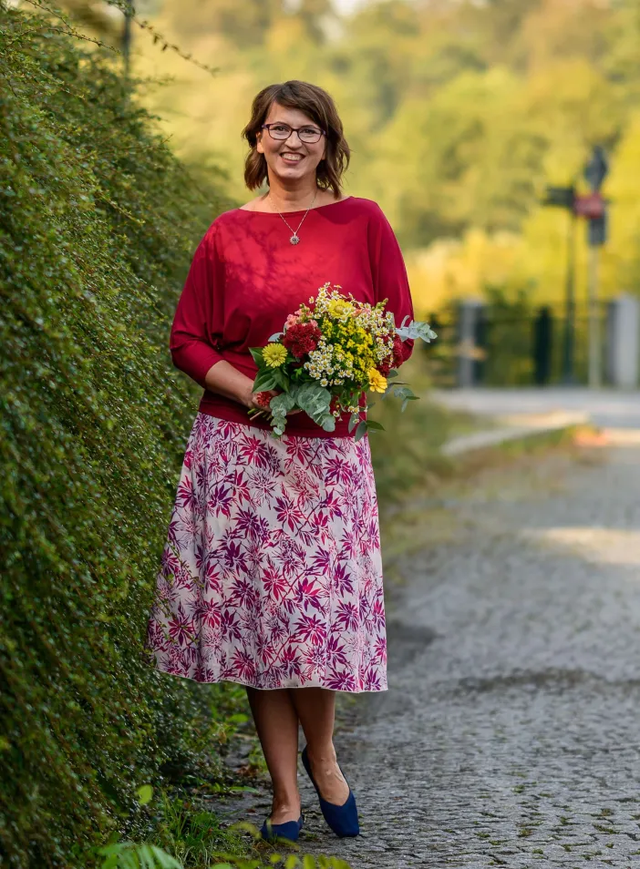 Sukně midi Adele Queen | PachaMama.cz