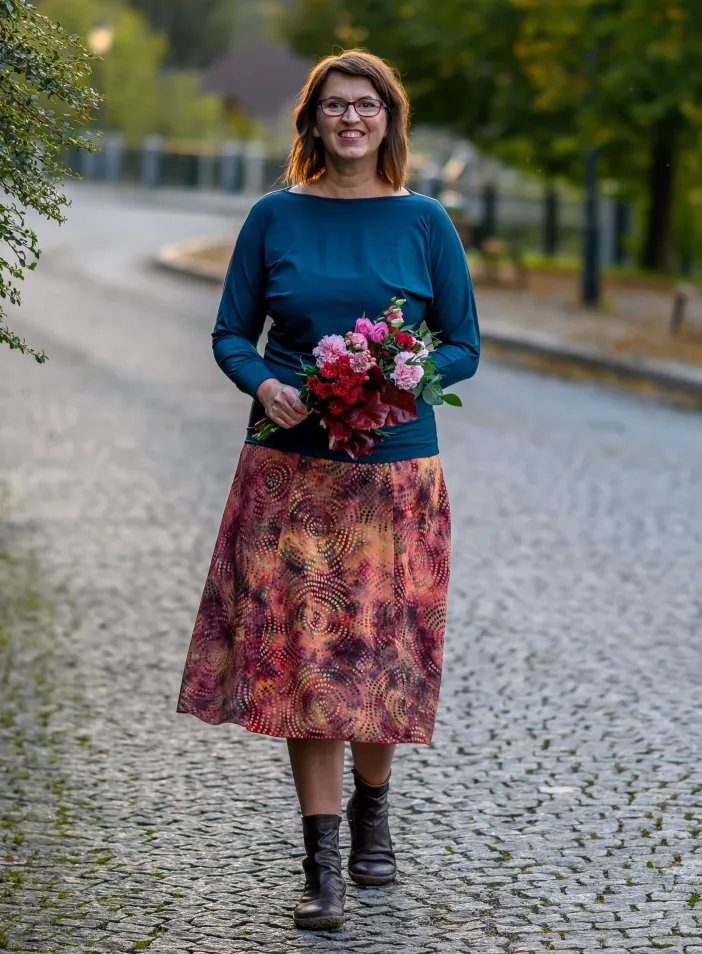 Sukně midi Munay Luna | PachaMama.cz