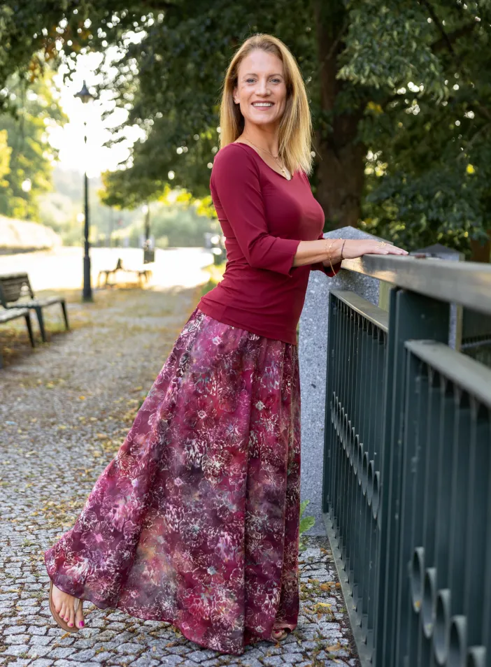 Sukně "Garnet Poppy" | PachaMama.cz