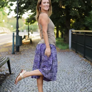 Sukně midi Plum Caroll Queen | PachaMama.cz