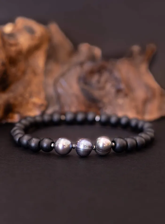 Náramek "Noir"  | PachaMama.cz