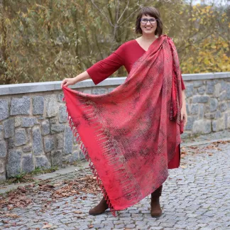 Sarong červený | PachaMama.cz