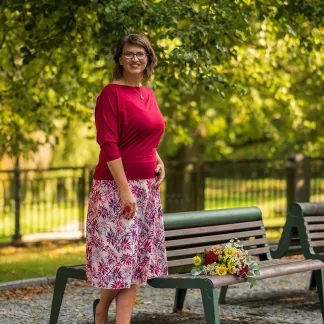 Sukně midi Adele Queen | PachaMama.cz