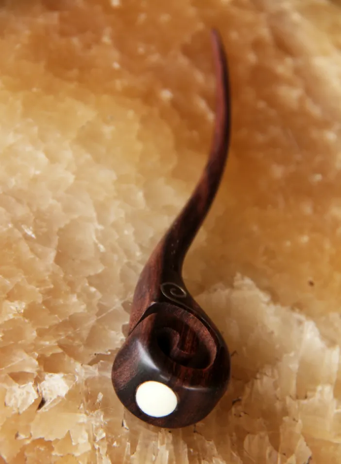 Jehlice dřevěná s bílou mušlovinou | PachaMama.cz