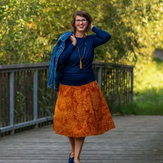 Sukně midi Amber Joy | PachaMama.cz