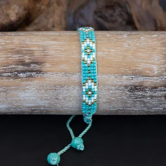 Luxusní náramek z japonských korálků miyuki | PachaMama.cz