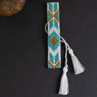 Luxusní náramek z japonských korálků miyuki  | PachaMama.cz