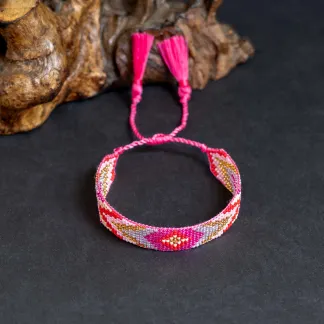 Luxusní náramek z japonských korálků miyuki  | PachaMama.cz