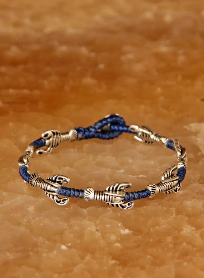 Náramek s kovovými korálky | PachaMama.cz