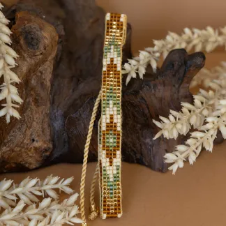 Luxusní náramek z japonských korálků miyuki | PachaMama.cz