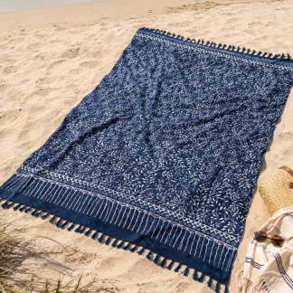 Sarong tmavěmodrý | PachaMama.cz