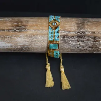 Luxusní náramek z japonských korálků miyuki  | PachaMama.cz