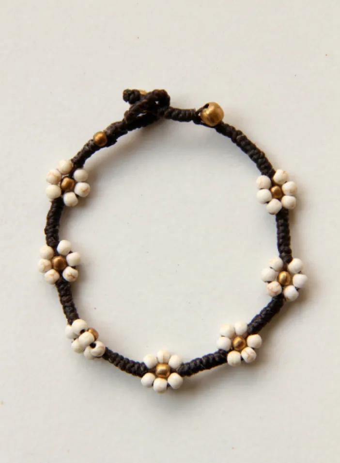 Bílý náramek | PachaMama.cz