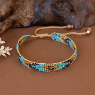 Luxusní náramek z japonských korálků miyuki | PachaMama.cz