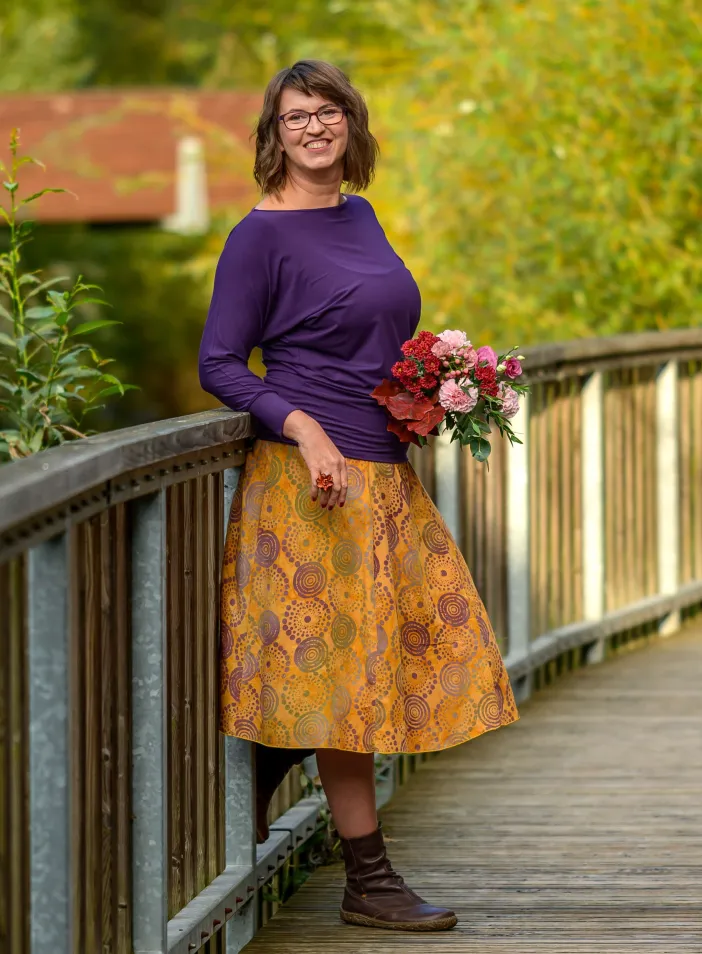 Sukně midi Amber mandala | PachaMama.cz