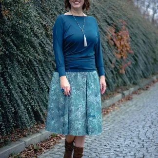 Sukně midi Satin Mist | PachaMama.cz