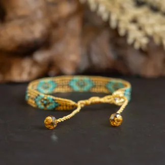 Luxusní náramek z japonských korálků miyuki  | PachaMama.cz