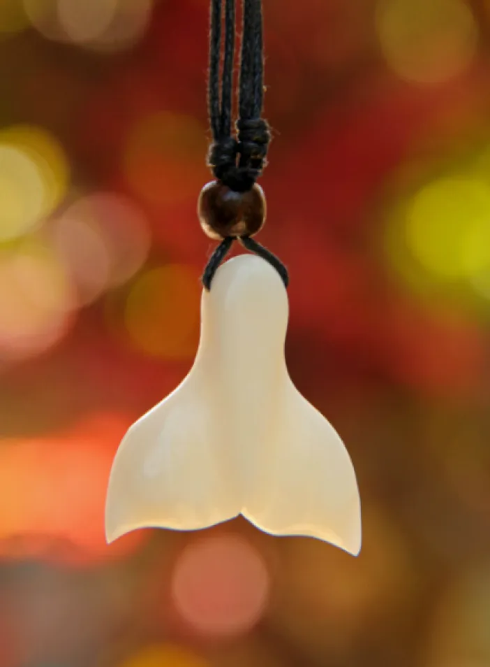 Kostěný přívěsek "Ploutev" | PachaMama.cz