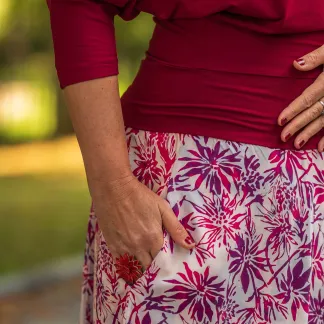 Sukně midi Adele Queen | PachaMama.cz