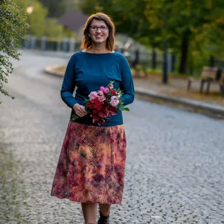 Sukně midi Munay Luna | PachaMama.cz