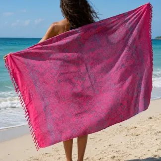 Sarong sytě růžový | PachaMama.cz
