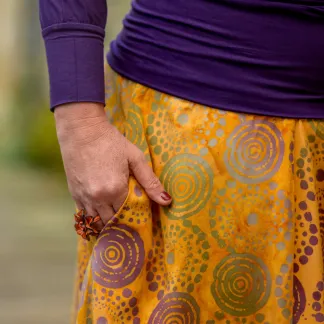 Sukně midi Amber mandala | PachaMama.cz