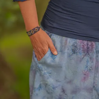 Sukně midi Blue mist Queen | PachaMama.cz