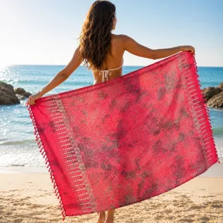 Sarong červený | PachaMama.cz