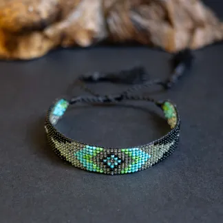 Luxusní náramek z japonských korálků miyuki | PachaMama.cz