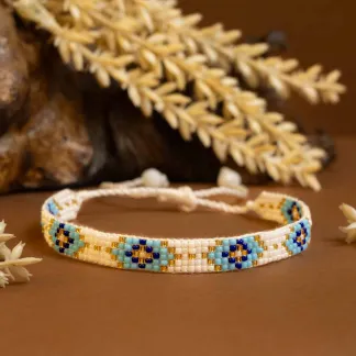 Luxusní náramek z japonských korálků miyuki | PachaMama.cz