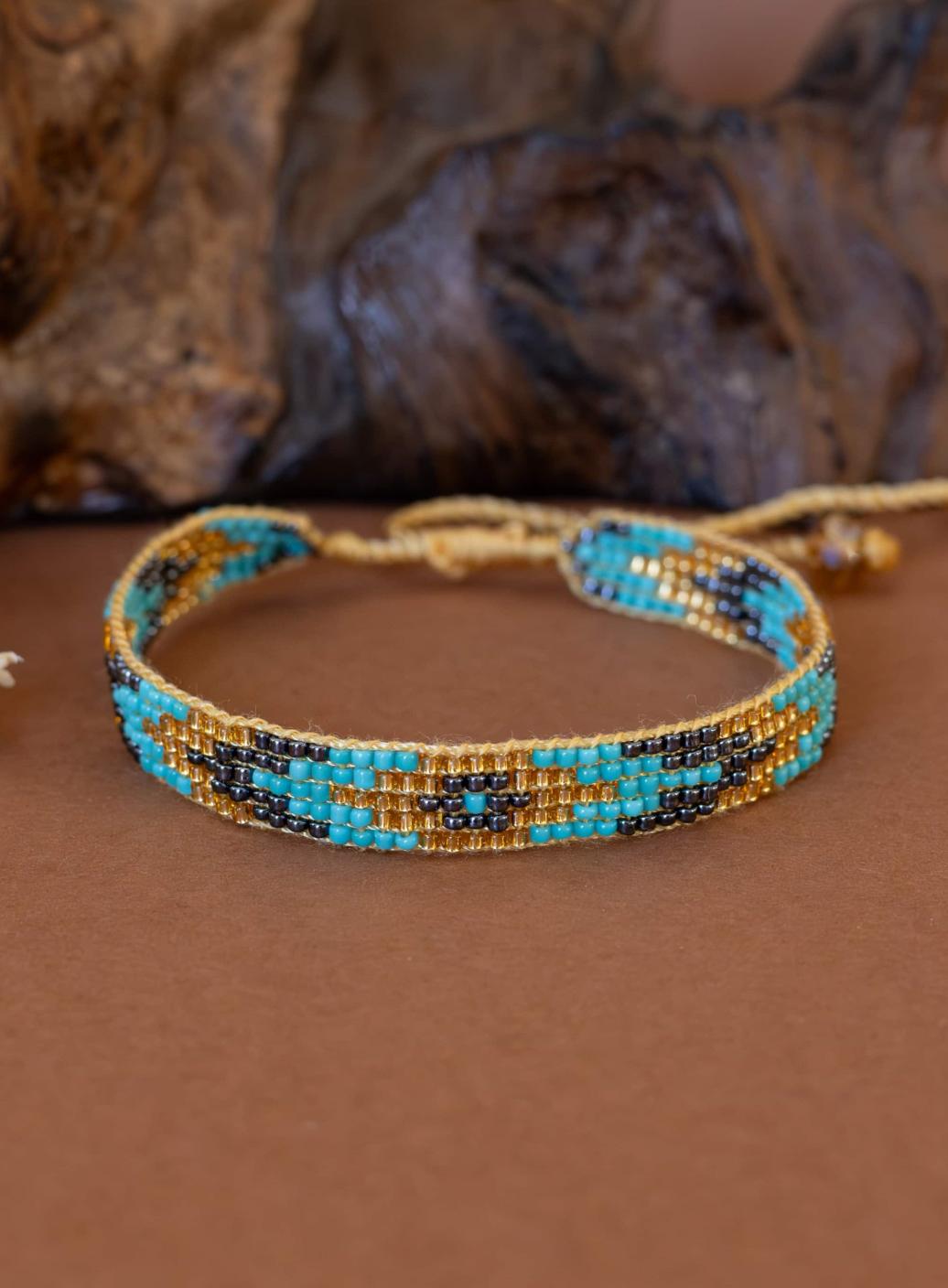 Luxusní náramek z japonských korálků miyuki | PachaMama.cz